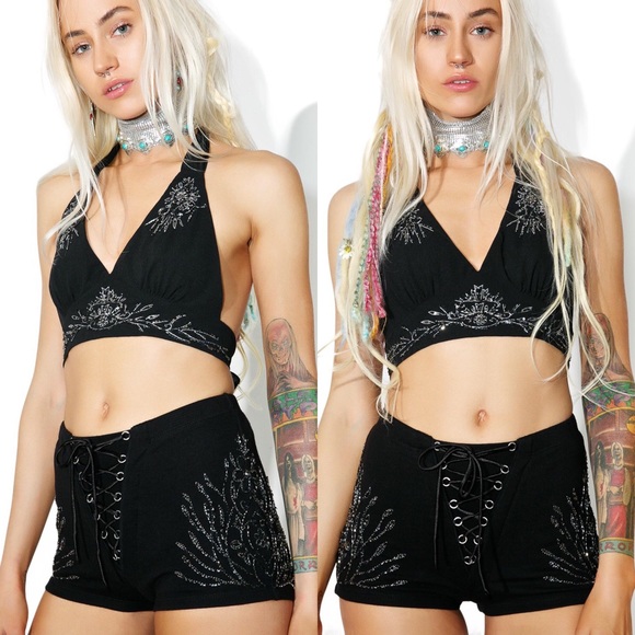 Current Mood Moonflower Beaded Festival Outfit - Picture 2 of 2